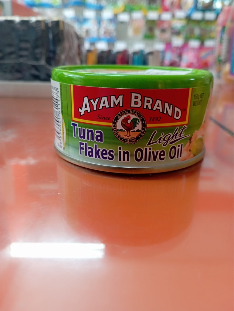 AYAM BRAND -Tuna Flakes in Olive Oil Light (160g)