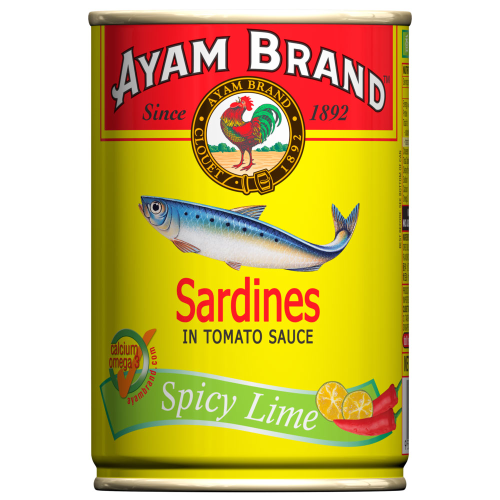 AYAM BRAND - Sardines In Tomato Sauce-Spicy Lime(425g)