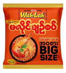 Wah Lah - Instant Noodle Ma Lai Tomyum Shrimp Flavour (80g)