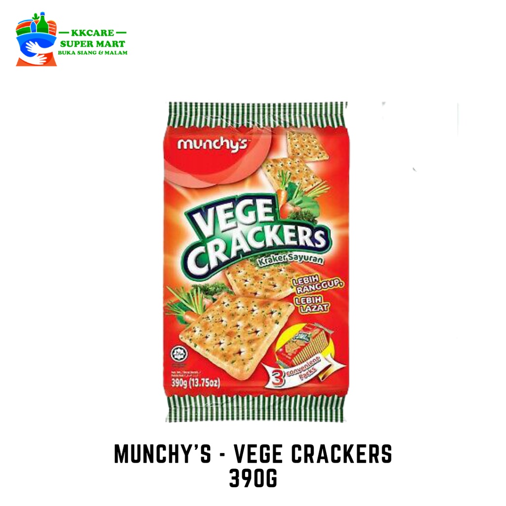 Munchy's - Vege Crackers - Kraker Sayuran (390g)