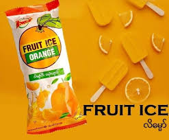 Wa Ha Ha - Fruit ice Bar (Orange)