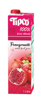 Tipco - Pomegranate Mixed Fruit Juice 100%(1Liter)