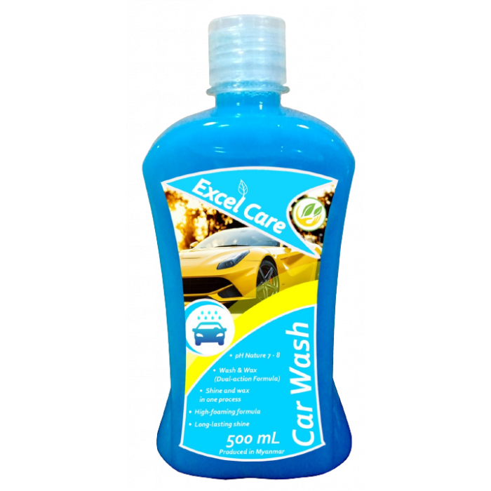 Excel Care - Car Wash - Wax Shampoo (500ml)