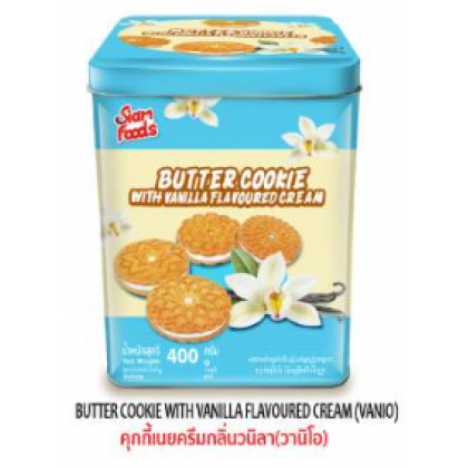 Siam Foods - Butter Cookie With Vanilla Flavoured Cream (400g)