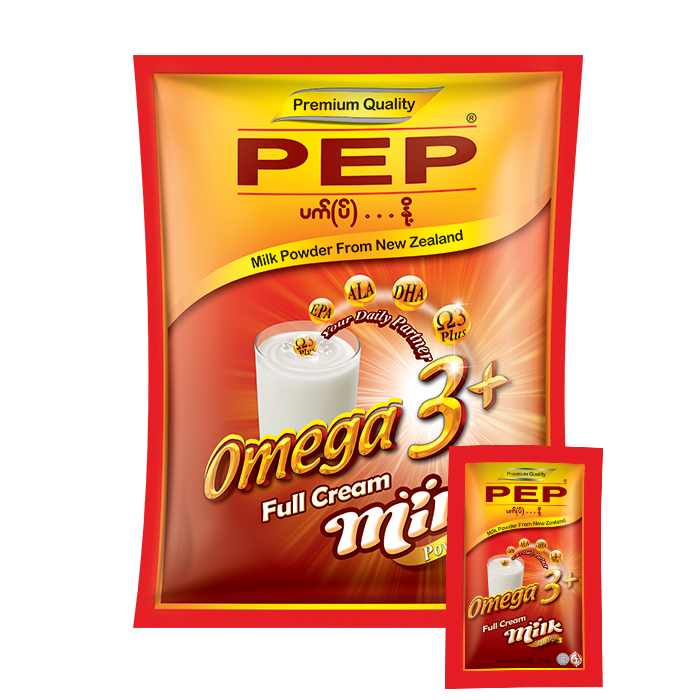 Pep - Omega 3+ - Full Cream Milk Powder (480g)