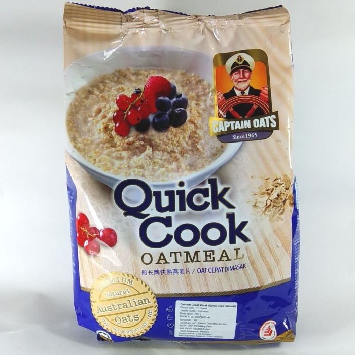 Captain Oats - Quick Cook Oatmeal - Oat Cepat Simasak (800g)