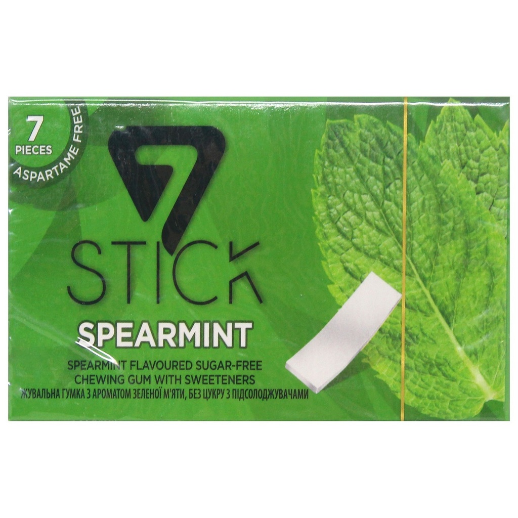 7 Stick - Bubble Gum - Spearmint Flavoured (7pcs)