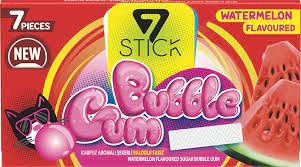 7 Stick - Bubble Gum - Watermelon Flavoured (7pcs)