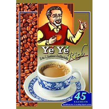 Ye Ye - 3 in 1 Instant Coffee Mix - Rich (20gx45sachets)