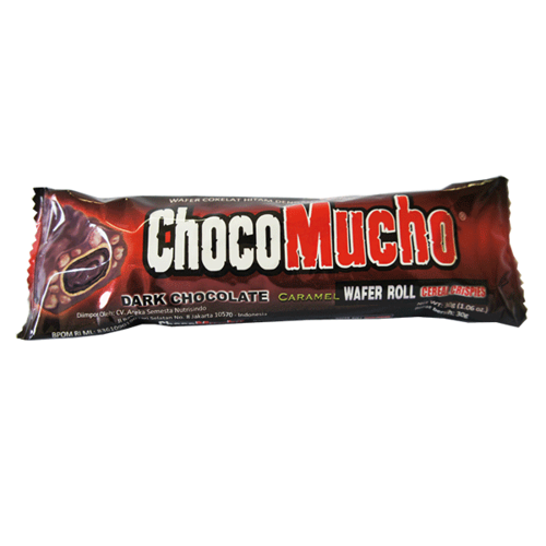 Rebisco - Choco Mucho - White Chocolate Caramel - Wafer Roll (25g) brown