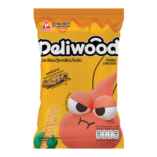 Deliwood - Prawn Cracker - Squid Roasted Flavour