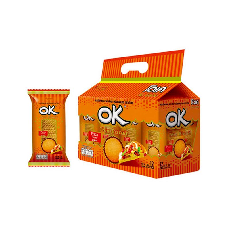 OK - Thin Biscuit - Piza Flavour (300g) Orange