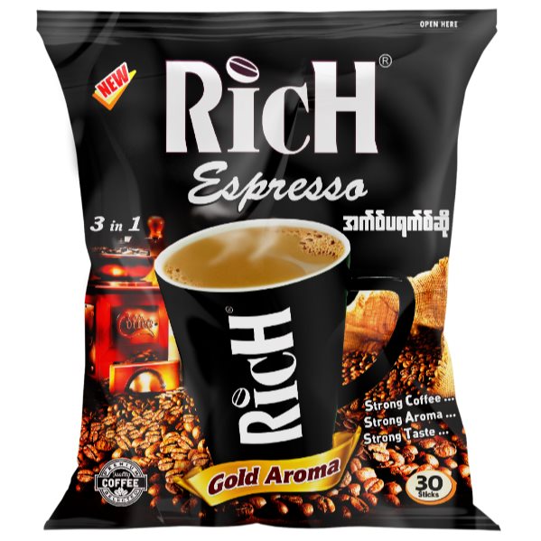 Rich - Expresso 3 in 1 - Black (18gx10sticks)