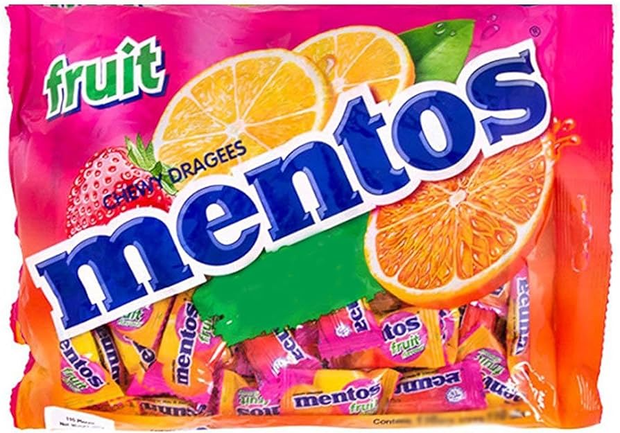 Mentos - Fruit Flavour Chewy Cool Candy