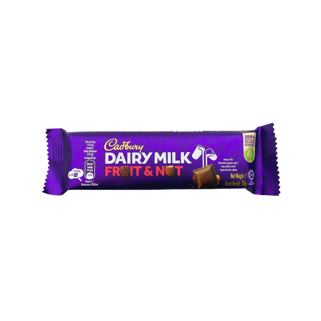 Codbury - Dairy Milk - Fruit &amp; Nut (37g)