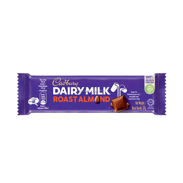 Codbury - Dairy Milk - Roast Almond (37g)