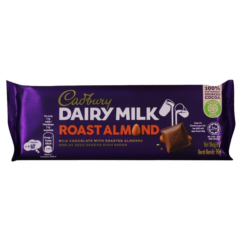 Codbury - Dairy Milk - Roast Almond (90g)