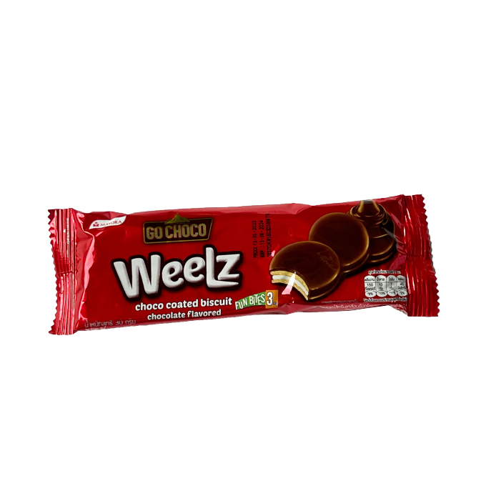 Mayora - Go Choco - Weelz - Choco Coated Biscuit (30g)