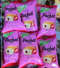 Samudra - Pocket Cake - Strawberry Jam &amp; Cream (70g)