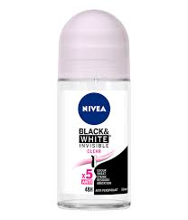 Nivea - Black &amp; White - Invisible Clear - Roll On (25ml)