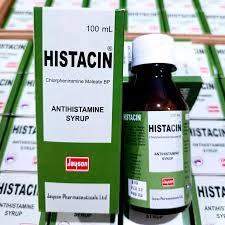 Histacin - Antihistamine Syrup (100ml) (ကလေးနှာစီးပျောက်ဆေးရည်)