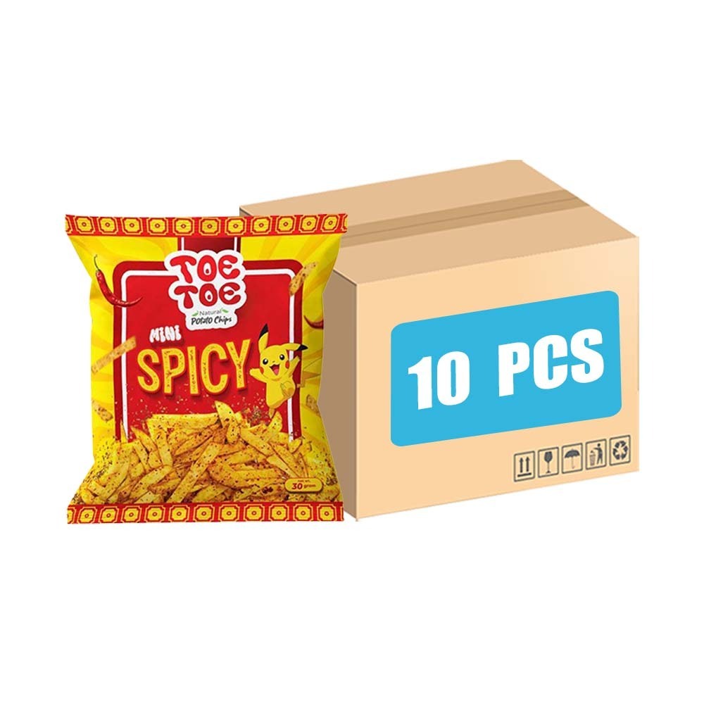 TOE TOE - Natural Potato Chips - Mini Spicy (30g)