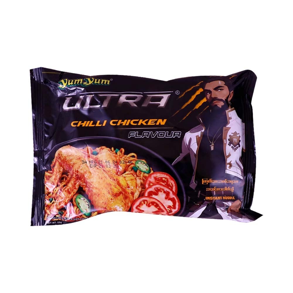 Yumyum - Ultra - Chilli Chicken Flavour (85g) Black