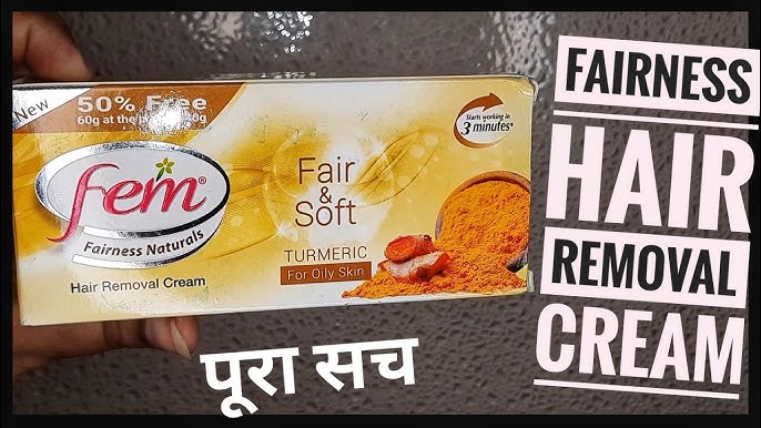 Fem - Hair Removal Cream - Fair &amp; Soft - Turmeric (25g)