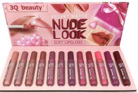 3Q Beauty - NA Ked,Gloss,Velvet Lip Stick (5g)