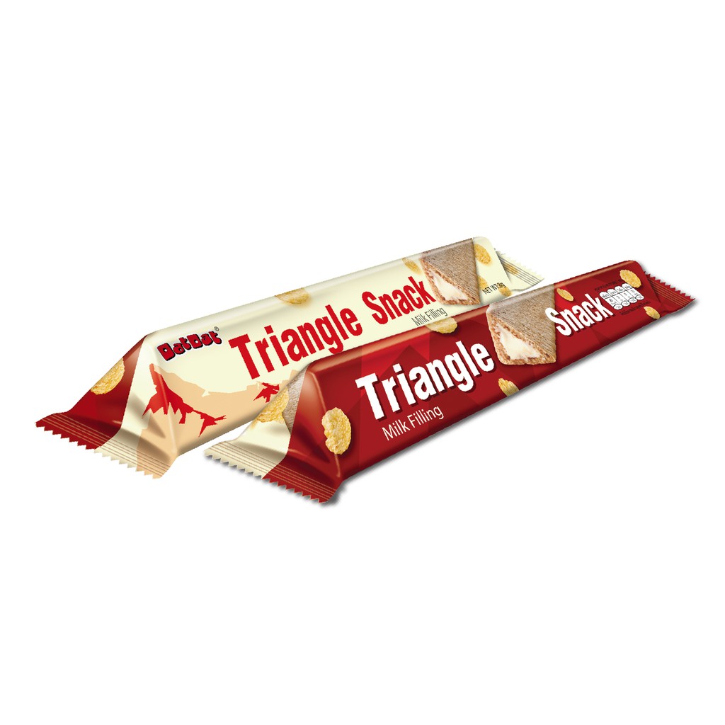 Triangle Snack - Milk Filling Wafer - 8g