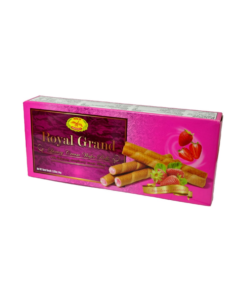 Dragon Fly - Royal Grand - Strawberry Wafer Roll (100g)