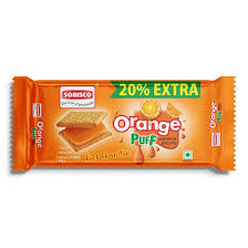 Sobisco - Orange puff - Sandwich biscuits (36g)