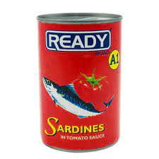 Ready A1- Sardines In Tomato Sauce (155g)