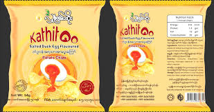 Kathit Oo - Shar Gyun Htoe - Salted Duck Egg Flavoured (54g)