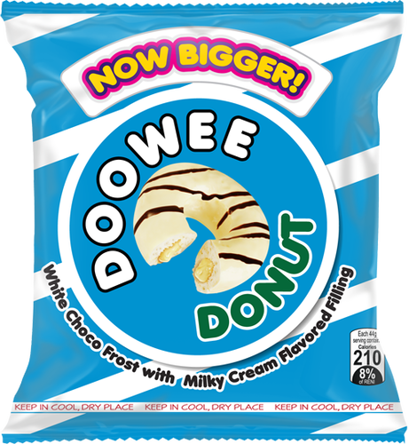 Rebisco - Doowee Donut - White Milk Dipped Donut (30g)