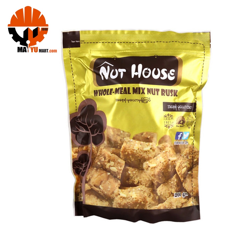 Nut House - Whole Meal Mix Nut Rusk (200g)