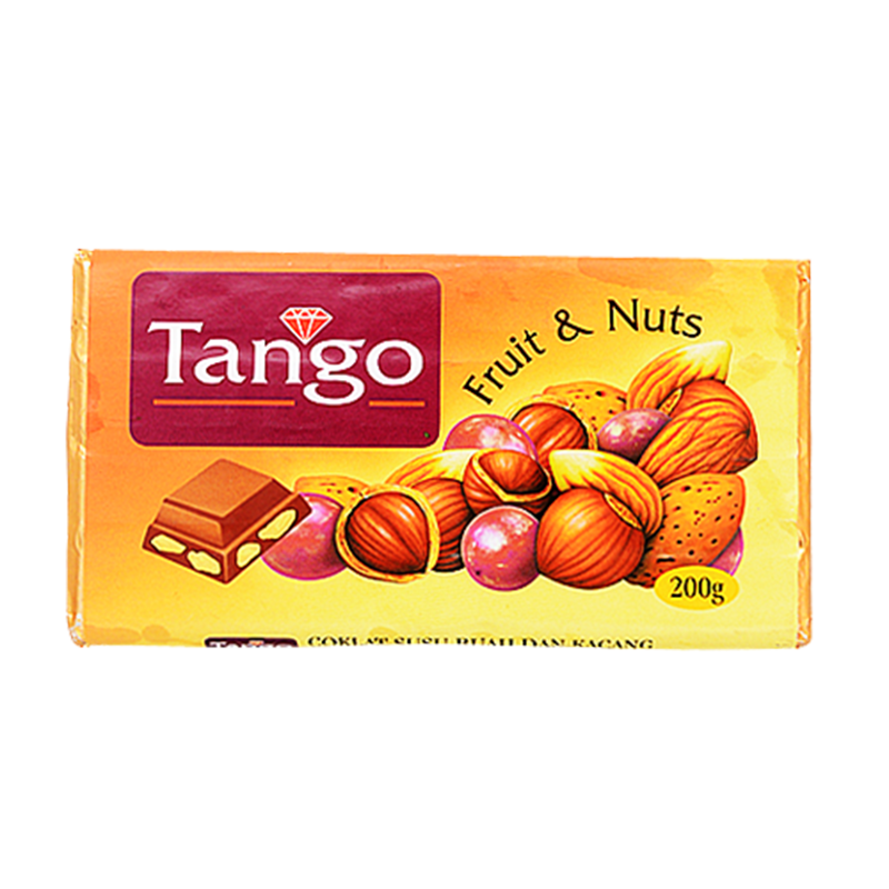 Tango Chocolate Bar - Fruit &amp; Nuts (200g)