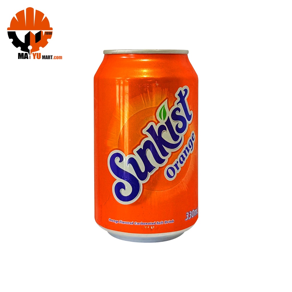 Sunkist - Orange Carbonated Drink Can (330ml)