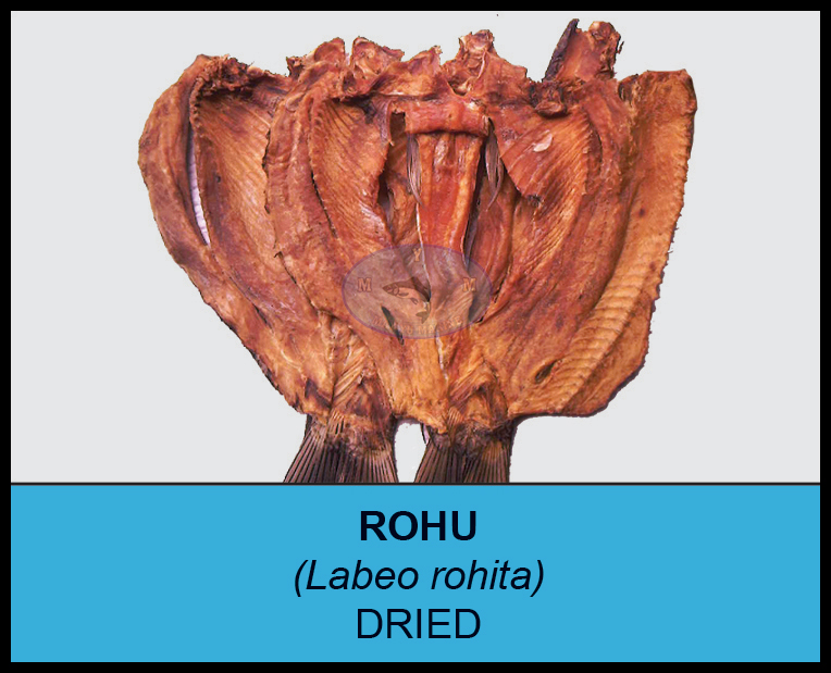 Sea King - Dried Rohu Fish (ငါးမြစ်ချင်းခြောက်) (1kg)