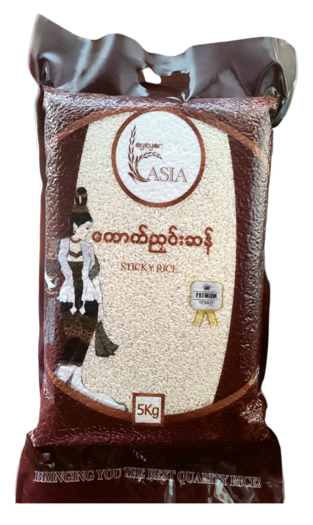 Ayeyar Asia - Sticky Rice (ကောက်ညှင်းဆန်) (5kg)