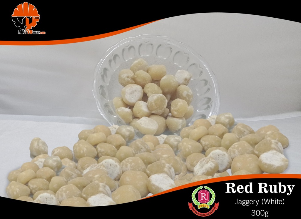 Red Ruby - Jaggery White (ထန်းလျက်ဖြူ) (300g)