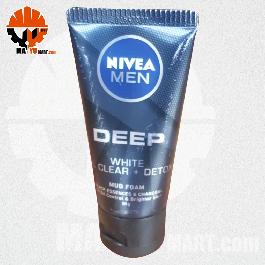 Nivea (Men) - Deep - White Oil Clear Mud Foam (50g)