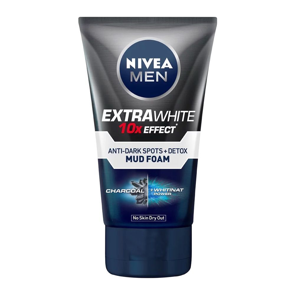 Nivea (Men) - Extra White 10x Effect - Anti Dark Spots + Detox Mud Foam (50g)