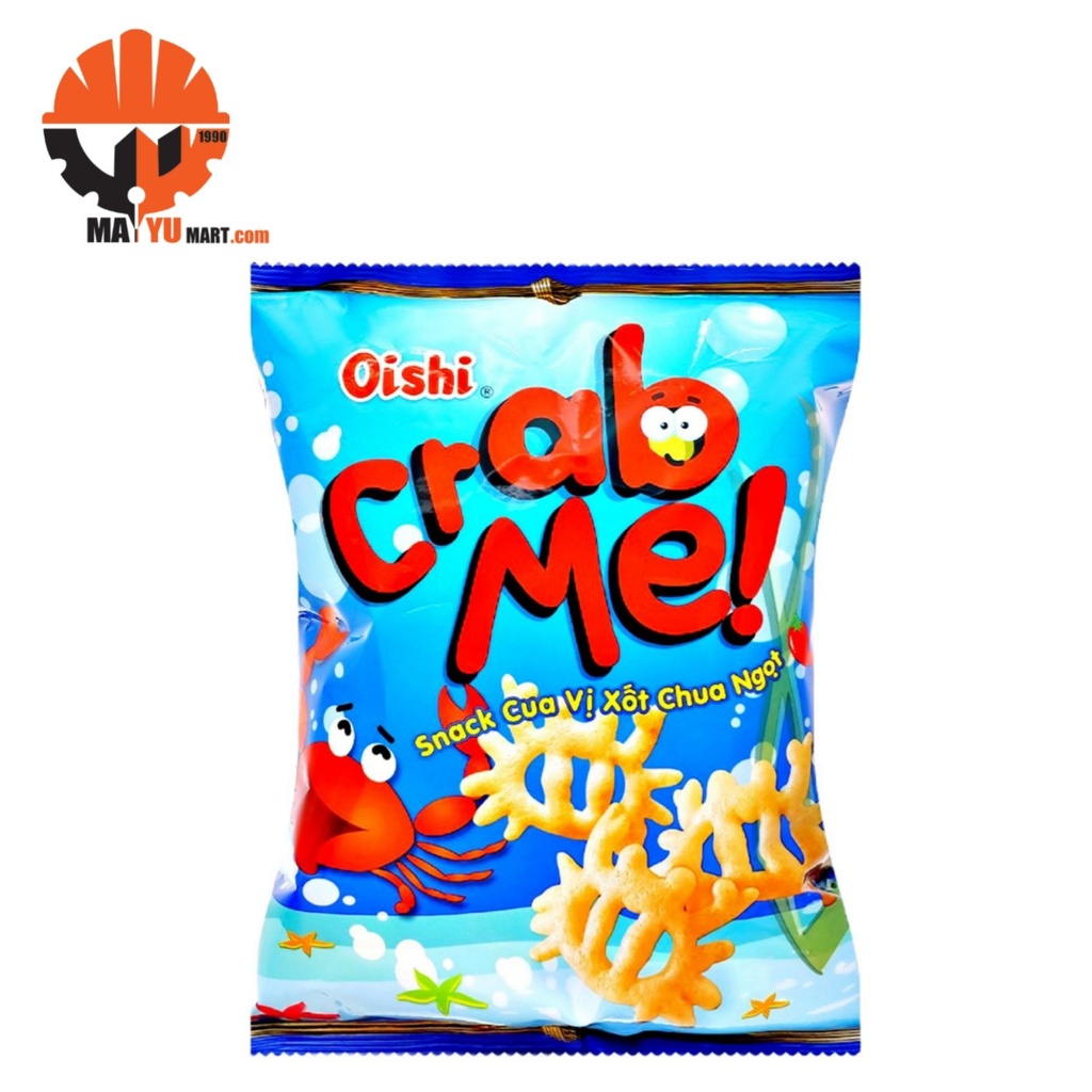 Oishi - Crab Me - Crab Snack in Sweet &amp; Sour Sauce Flavor (35g)