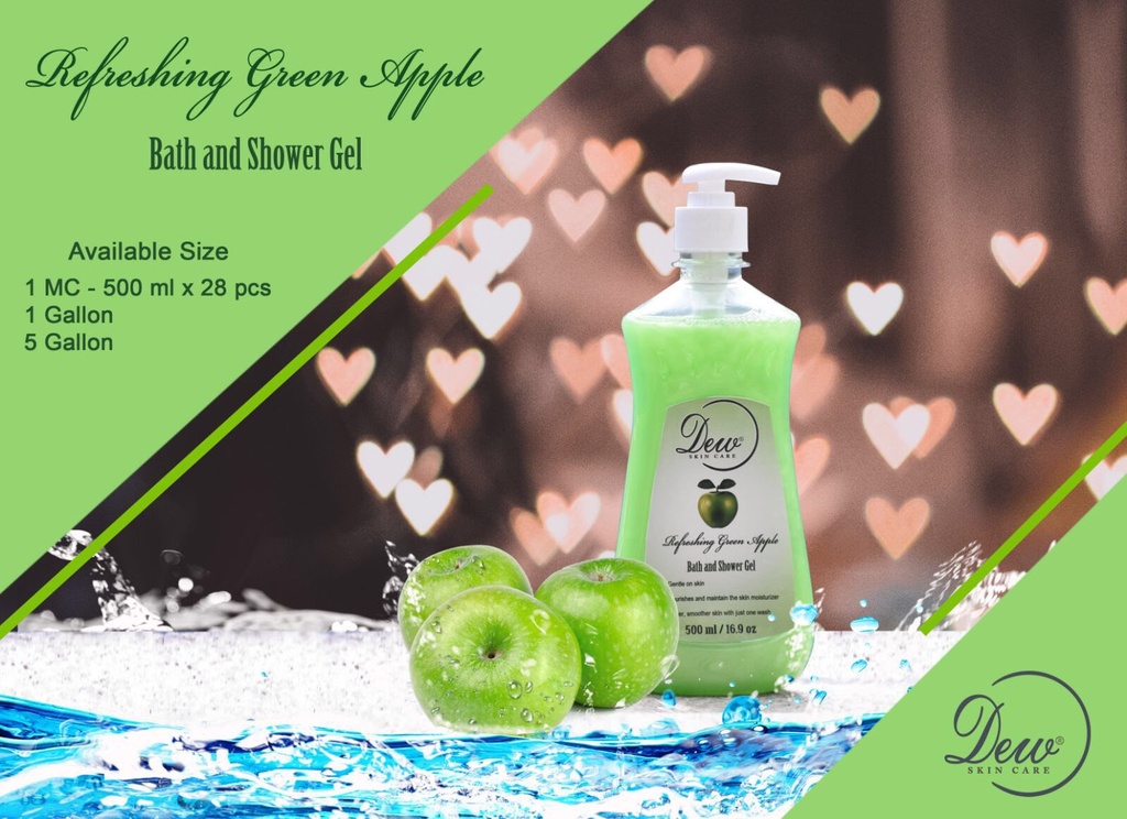 Dew - Green Apple - Shower (500ml) x 84pcs