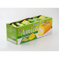 Amico - Banana Swissroll (18g) (Halal)