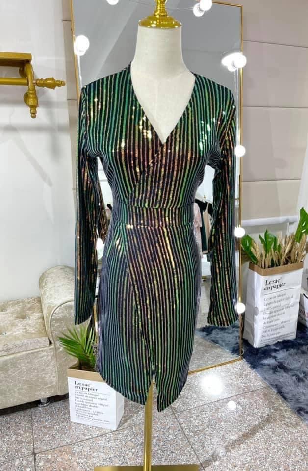 DressUp - V shop brand Bling party dress (M size)(No.221)