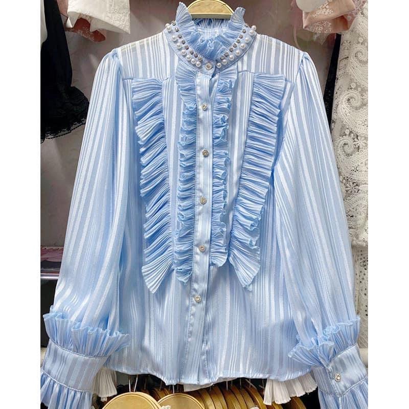 DressUp -Blue Pearl Top (M size)