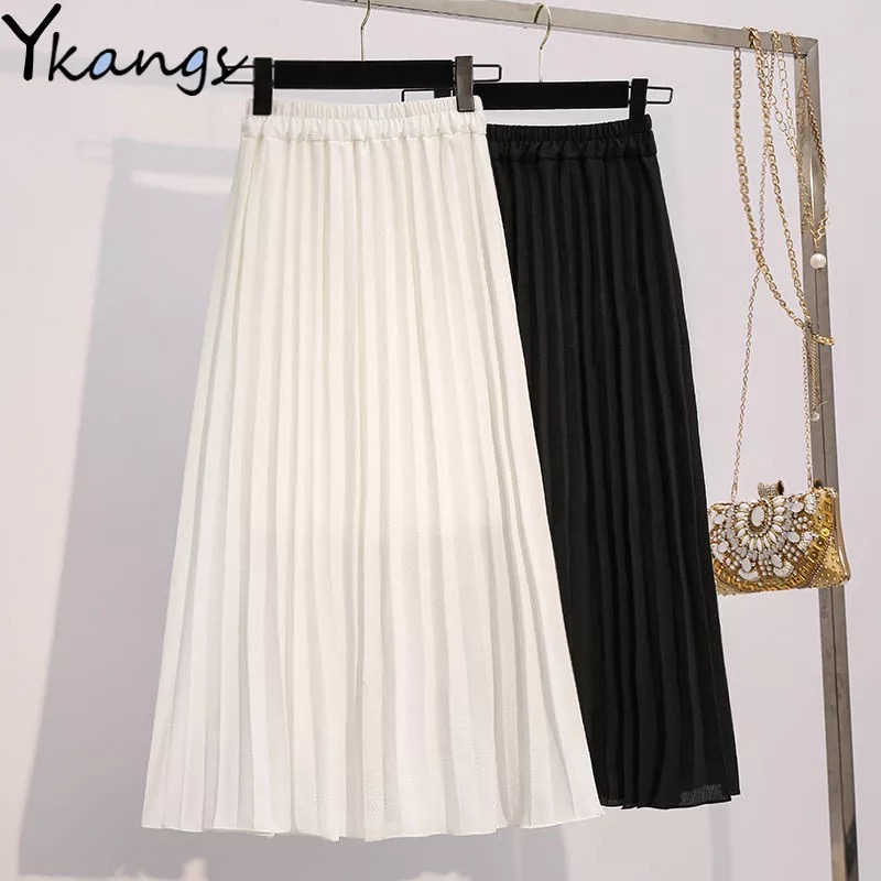 DressUp - Black / White Skirt ( M Size)