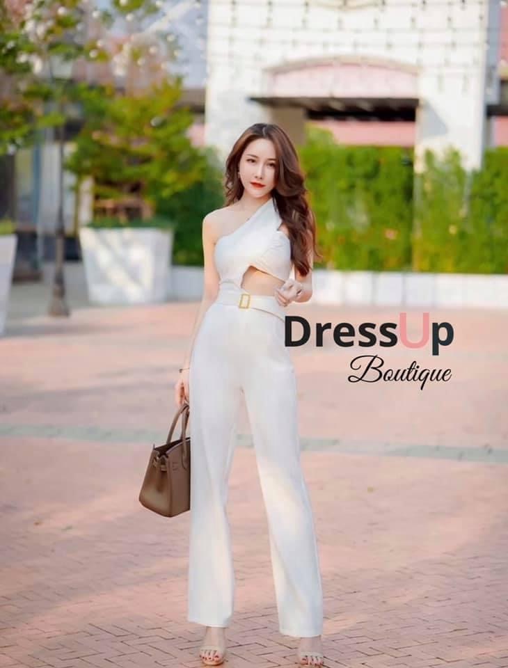 DressUp - BT studio white jumpsuit (S,M size)